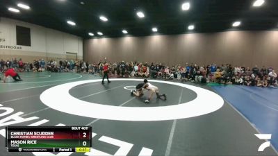 87-92 lbs Round 1 - Mason Rice, Texas vs Christian Scudder, Black Mamba Wrestling Club