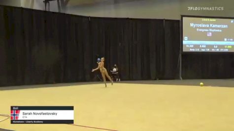 Sarah Novofastovsky - Ball, ETA - 2021 USA Gymnastics Championships