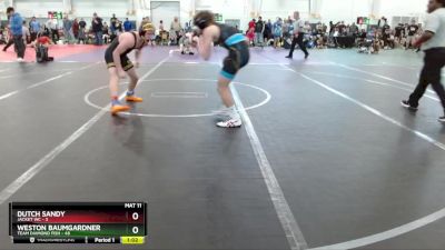 115 lbs Round 1 (10 Team) - Dutch Sandy, Jacket WC vs Weston Baumgardner, Team Diamond Fish