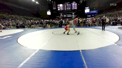 132 lbs Cons 16 #2 - Kade Blume, Iowa vs Dmitri Alarcon, Colorado