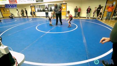 55 lbs Quarterfinal - Isaiah Tate, Barnsdall Youth Wrestling vs Kyler Brown, Coweta Tiger Wrestling