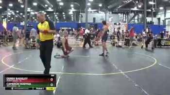 195 lbs Round 5 (6 Team) - Cameron Hodyna, ARES Black vs Derek Badgley, Death Squad