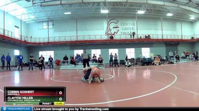 138 lbs Cons. Round 4 - Corbin Goshert, Northfield vs Clayton Miller, Columbus East Wrestling Club