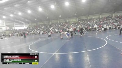 95 lbs Cons. Semi - Jordan Murray, Fremont Wrestling Club vs Caleb Manheimer, West Jordan