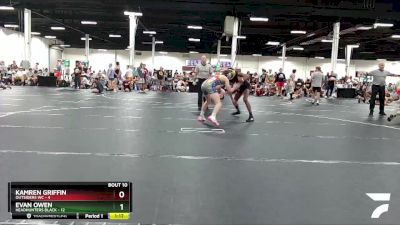 120 lbs Round 4 (6 Team) - Kamren Griffin, Outsiders WC vs Evan Owen, Headhunters Black