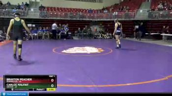 138 lbs Round 7 (8 Team) - Carlos Malfait, Gretna vs Braxton Peacher, Bennington