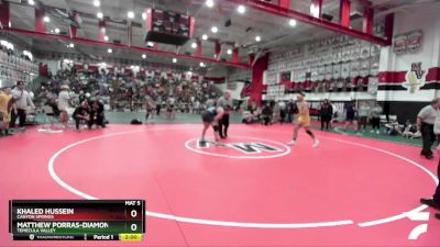 195 lbs Semifinal - Matthew Porras-Diamond, Temecula Valley vs Khaled Hussein, Canyon Springs