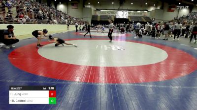 95 lbs Semifinal - Isaac Jung, Morris Fitness Wrestling Club vs Barrett Casteel, Dendy Trained Wrestling