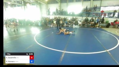 113 kg Round Of 16 - Xavier Escamilla, Cali Warriors vs Richard Romero, Tucson Pride WC