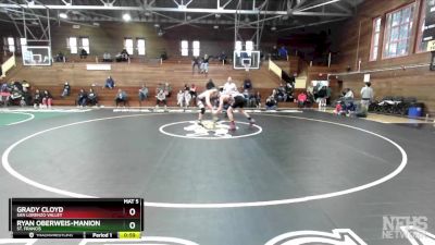 175 lbs Cons. Round 2 - Ryan Oberweis-Manion, St. Francis vs Grady Cloyd, San Lorenzo Valley