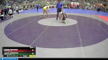 154 lbs Quarterfinals (8 Team) - Gavin Sandoval, Crook County vs Quinn Meharry, Scappoose