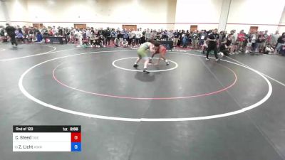 74 kg Rnd Of 128 - Cameron Steed, Tiger Style Wrestling Club vs Zane Licht, Askren Wrestling Academy