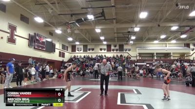 J-8 lbs 3rd Place Match - Corbin VanDee, Unattached vs Brecken Bral, Tiger Wrestling Club