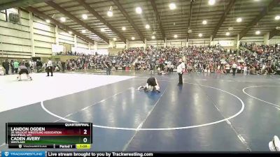 105+ Quarterfinal - Caden Avery, Westlake vs Landon Ogden, Jr. Wildcat Wrestling Association (Richfield, UT)