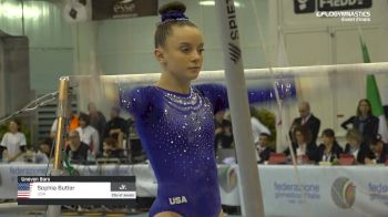 Sophia Butler - Bars, USA - 2019 City of Jesolo Trophy