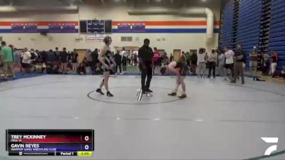 120 lbs Cons. Round 3 - Trey McKinney, Paul VI vs Gavin Reyes, Warmup Gang Wrestling Club