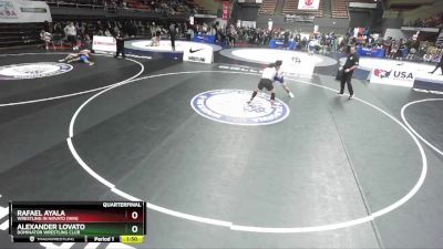 70 lbs Quarterfinal - Alexander Lovato, Dominator Wrestling Club vs Rafael Ayala, Wrestling In Novato (WiN)