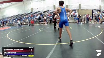 114 lbs Quarterfinal - Alexander Penzkover, WI vs Omar Mendez, IL