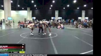 145 lbs Round 7 (8 Team) - Cooper Haase, Longhorn WC vs Mathias Franz, Deland Bulldogs
