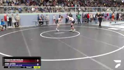 138 lbs Round 2 - Iver Gates, Marathon Wrestling Club vs Thailyn Reynolds, Pioneer Grappling Academy