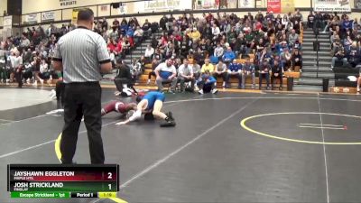 106 lbs Champ. Round 1 - Josh Strickland, Findlay vs Jayshawn Eggleton, Maple Hts.