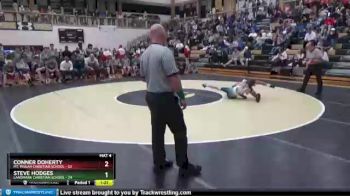 106 lbs 2nd Wrestleback (8 Team) - Conner Doherty, Mt. Pisgah Christian School vs Steve Hodges, Landmark Christian School