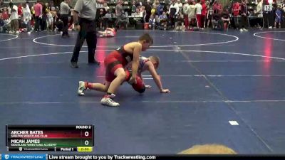 Round 2 - Micah James, Siouxland Wrestling Academy vs Archer Bates, Shelton Wrestling Club