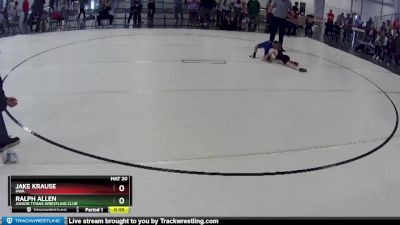 6 lbs Cons. Round 1 - Ralph Allen, Junior Titans Wrestling Club vs Jake Krause, HWA