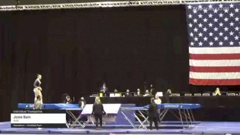 Josie Bain - Individual Trampoline, NVG - 2021 USA Gymnastics Championships