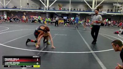 110 lbs Round 3 (10 Team) - Carter Kinard, Upstate Uprising vs Frankie Rella, Bitetto Trained