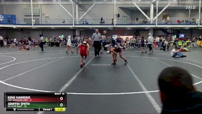 80 lbs Round 4 (8 Team) - Griffin Smith, U2-Cliff Built vs King Hawkins, Mat Assassins Grey