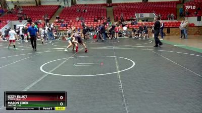 110 lbs Finals (2 Team) - Mason Cook, Lake WC vs Ozzy Elliot, Xtreme Team