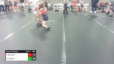 72 lbs Round 7 (8 Team) - Cam Craigie, Virginia Patriots vs Liam Burgett, 84 Athletes