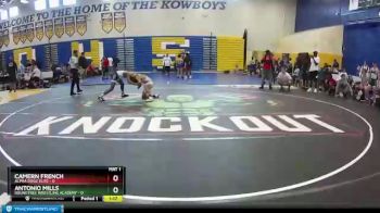106 lbs Quarters & Wb (16 Team) - Antonio Mills, Roundtree Wrestling Academy vs Camern French, Alpha Dogz Elite