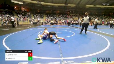 73 lbs Final - Hudson Glover, Sperry Wrestling Club vs Maddex Ewy, Tonkawa Takedown Club