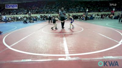 58 lbs Round Of 32 - Rydin Guerra, OKC Saints Wrestling vs Jarod Smith, Tecumseh Youth Wrestling