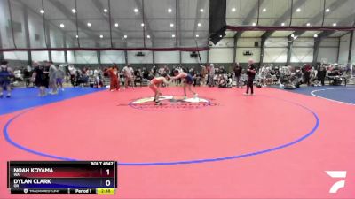 132 lbs Cons. Semi - Noah Koyama, WA vs Dylan Clark, OR