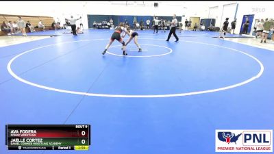 100/110 Round 2 - Jaelle Cortez, Daniel Cormier Wrestling Academy vs Ava Fodera, Poway Wrestling