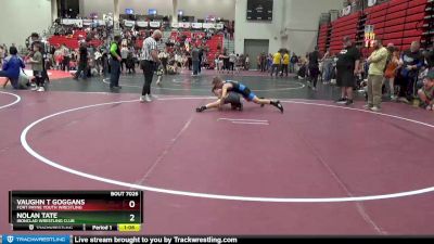 112 lbs Champ. Round 1 - Vaughn T Goggans, Fort Payne Youth Wrestling vs Nolan Tate, Ironclad Wrestling Club