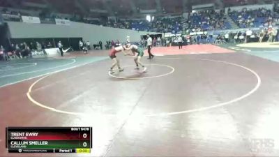 6A-152 lbs Cons. Round 4 - Trent Ewry, Clackamas vs Callum Smeller, Cleveland