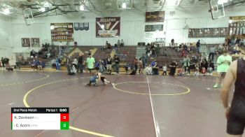 70 lbs 2nd Place Match - Caellum Acorn, Deer Park Ironman Wrestling Club vs Kasen Davisson, Okanogan Underground Wrestling Club