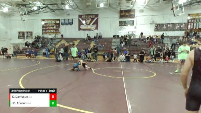 70 lbs 2nd Place Match - Caellum Acorn, Deer Park Ironman Wrestling Club vs Kasen Davisson, Okanogan Underground Wrestling Club