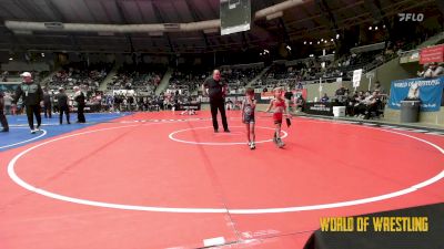 40 lbs Consi Of 8 #2 - Ali Hughes, Ready RP Nationals vs Barrett Smith, Owasso Takedown Club