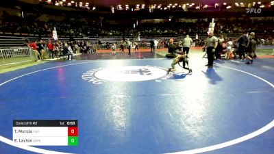 41 lbs Consi Of 8 #2 - Tyler Murcia, Tinton Falls Wrestling Club vs Easton Layton, Upper Township