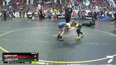 55 lbs Cons. Round 4 - Hudson Cody, GAWC vs Camden Place, Clarkston WC