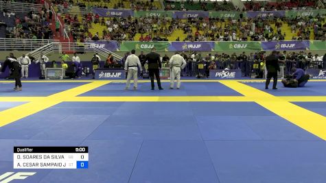 DANIEL SOARES DA SILVA BRAGA vs ARTHUR CESAR SAMPAIO JACINTHO 2024 Brasileiro Jiu-Jitsu IBJJF