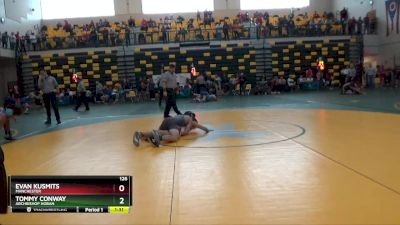 126 lbs Semifinal - Evan Kusmits, MANCHESTER vs Tommy Conway, ARCHBISHOP HOBAN