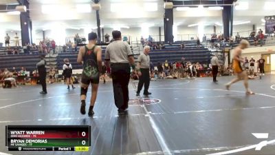 155 lbs Round 2 (6 Team) - BRYAN DEMORIAS, MF Savages vs Wyatt Warren, Ohio Hazards