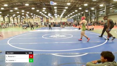 170 lbs Consi Of 8 #2 - Lawrence Rosario, FL vs Nicolas Lozano, TX