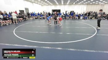 124 lbs Finals (2 Team) - Natalee Pender, Saint Michael/Albertville vs Brooklyn Nielsen, Bemidji